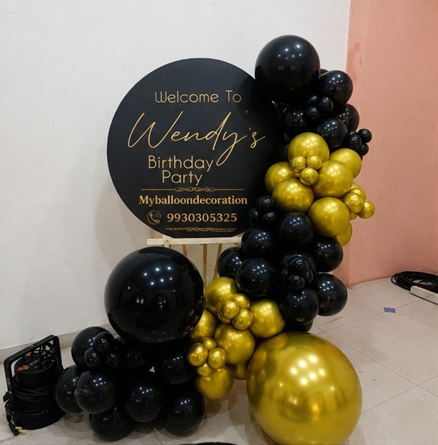 Kids racing car theme birthday balloon decoration Mumbai
